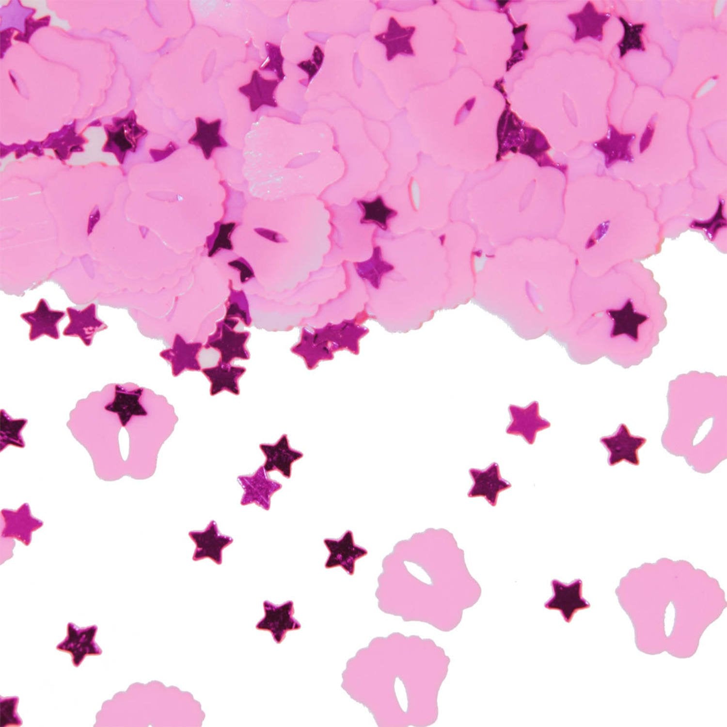 Coriandoli rosa per la nascita