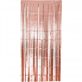 Rideau de fête or rose mat 2 x 1 m