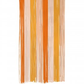 Rideau de fête orange 2x1m