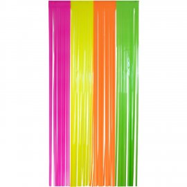 Rideau de fête néon 2 x 1 m