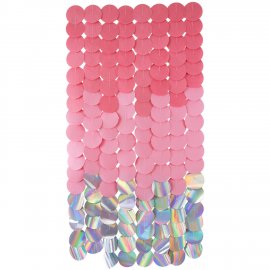 Tenda per feste con cerchi rosa 80 x 170 cm