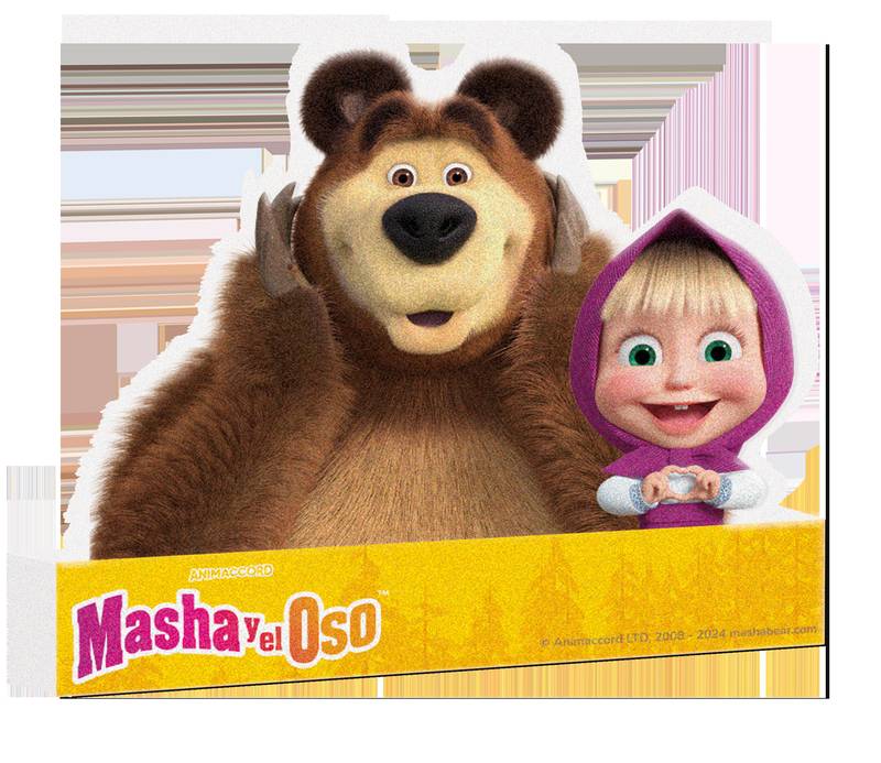 Figura Porexpan Masha y el Oso 23 x 25 cm