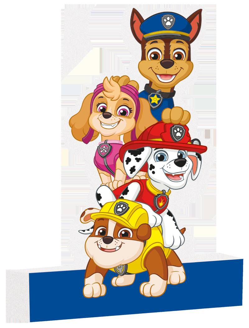 Figura in porexpan di Paw Patrol