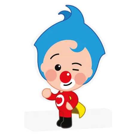 Figura Porexpan Payaso Plim Plim 27,2 x 16 cm