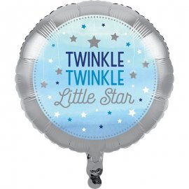 BALLON EN ALUMINIUM 45 CM UNE PETITE ÉTOILE - GARÇON