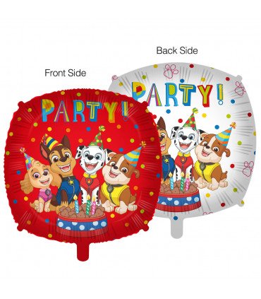 GLOBO FOIL 46 CM CUADRADO PATRULLA CANINA