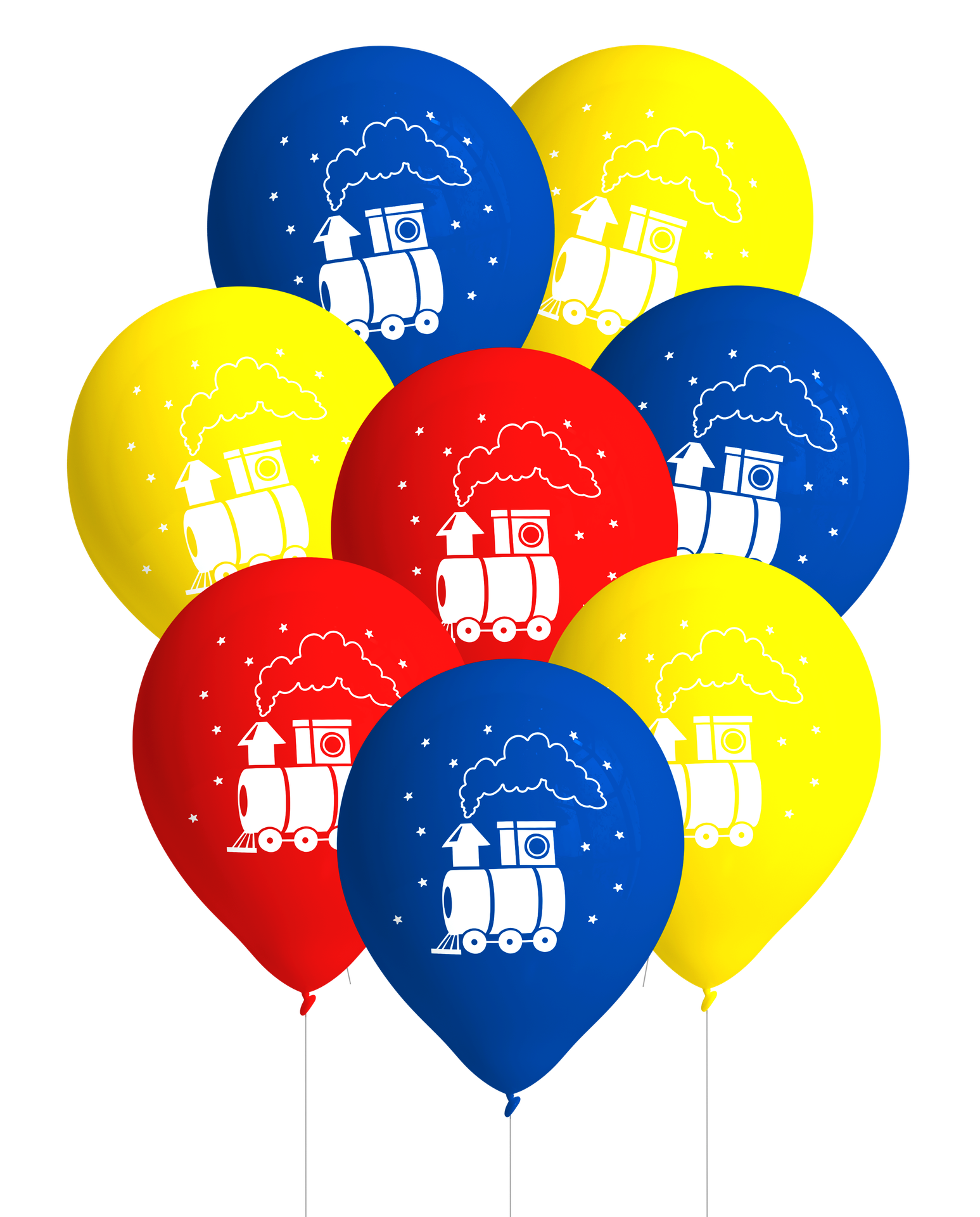 8 PALLONCINI LIL TRAIN 27 CM