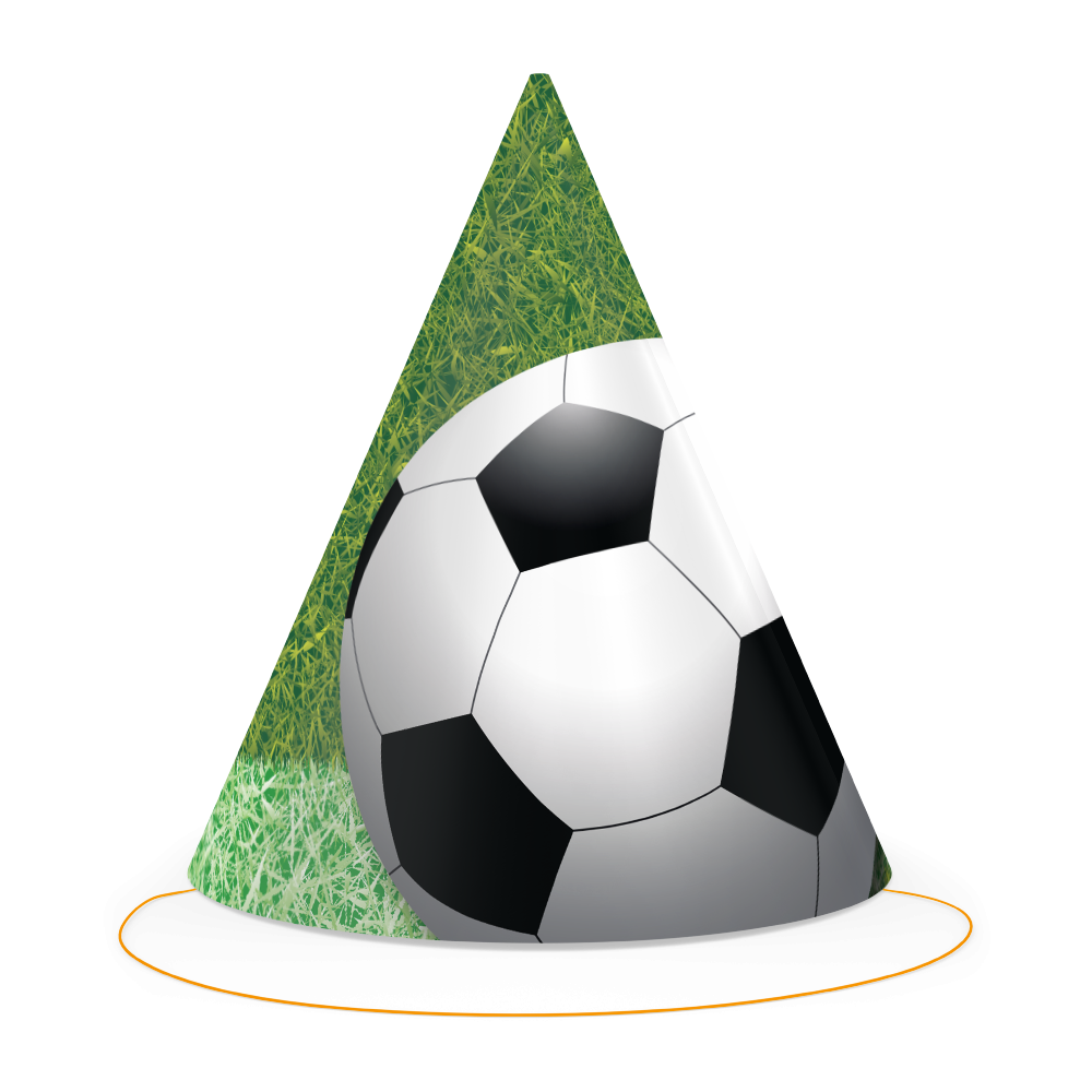 6 cappellini da calcio
