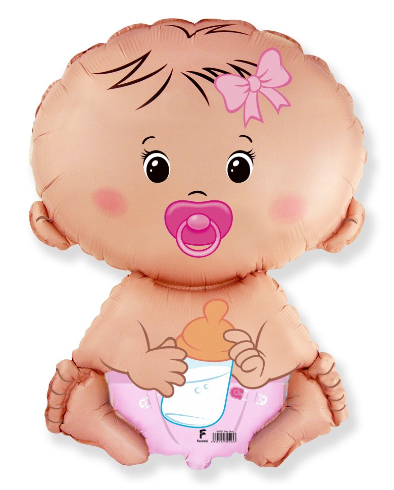 Globo Bebe Girl 67 x 46 cm