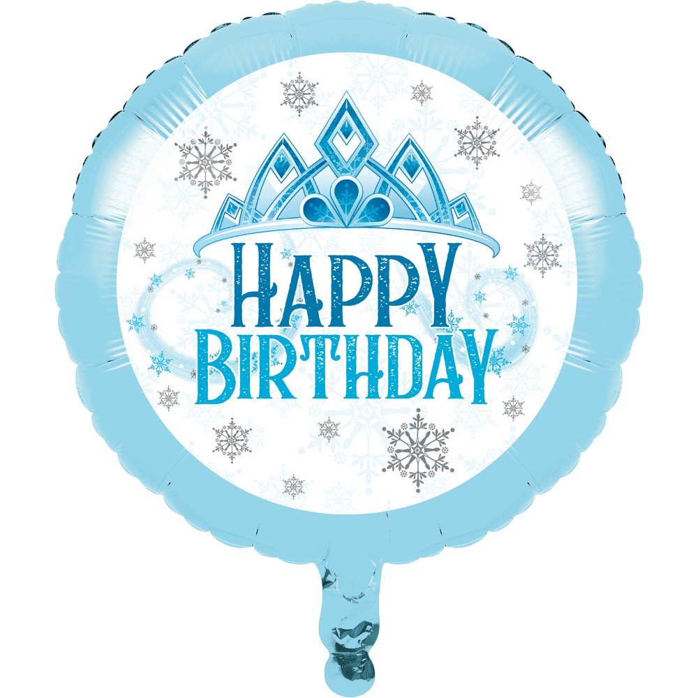 Globo Foil 45 cm Snowflakes