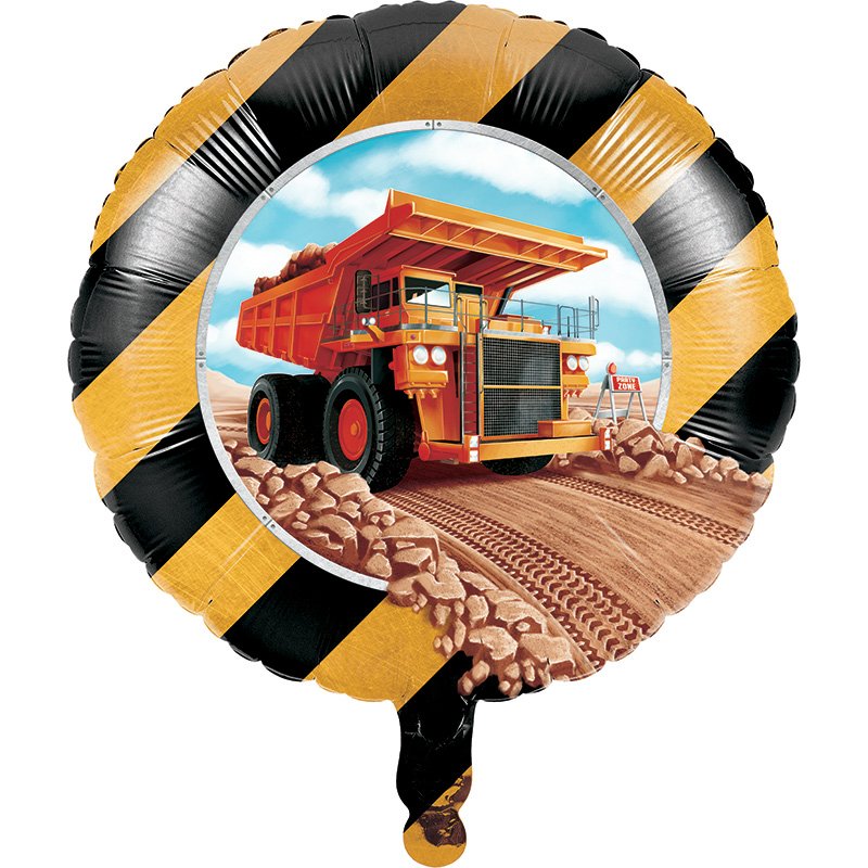 Ballon en aluminium 46 cm GRANDS TRAVAUX DE CONSTRUCTION