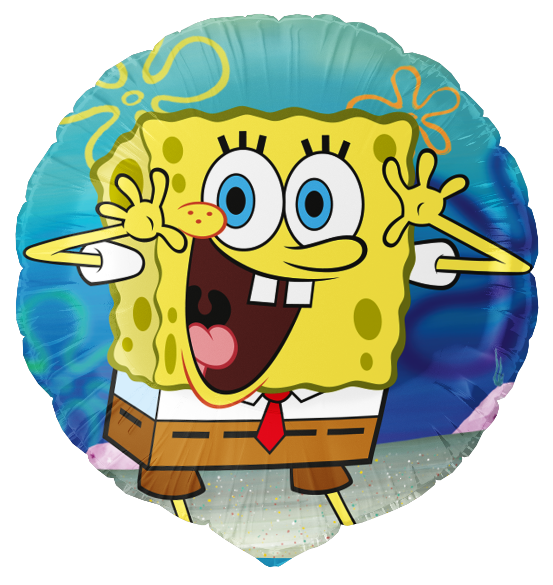 Palloncino rotondo in foil SpongeBob 46 cm