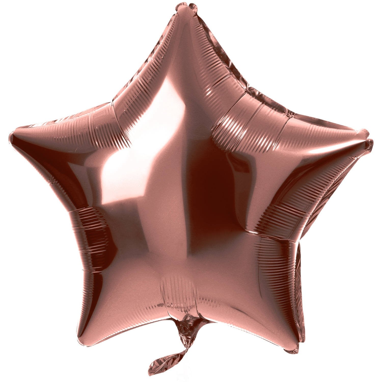 Palloncino in foil a forma di stella 48 cm bronzo