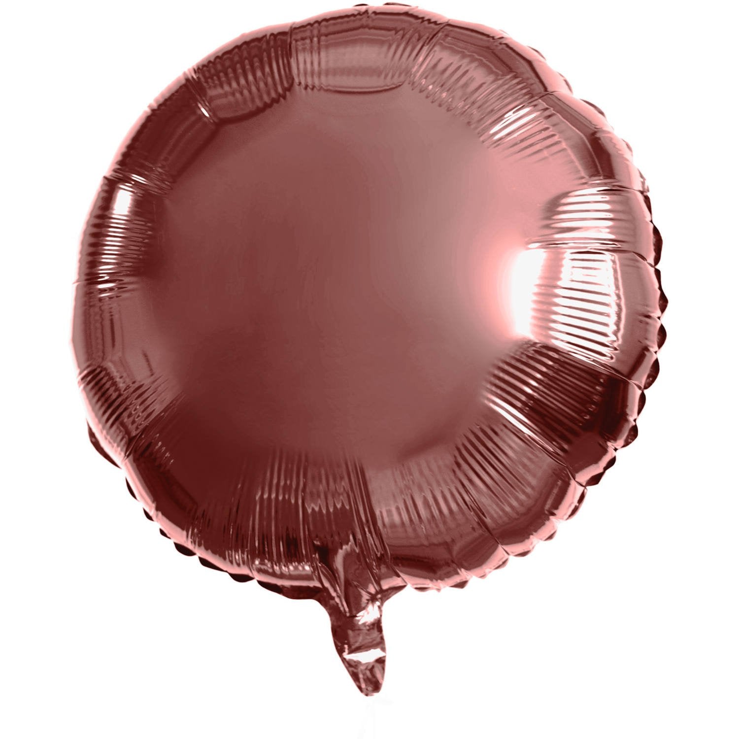 Palloncino rotondo in foil 45 cm bronzo