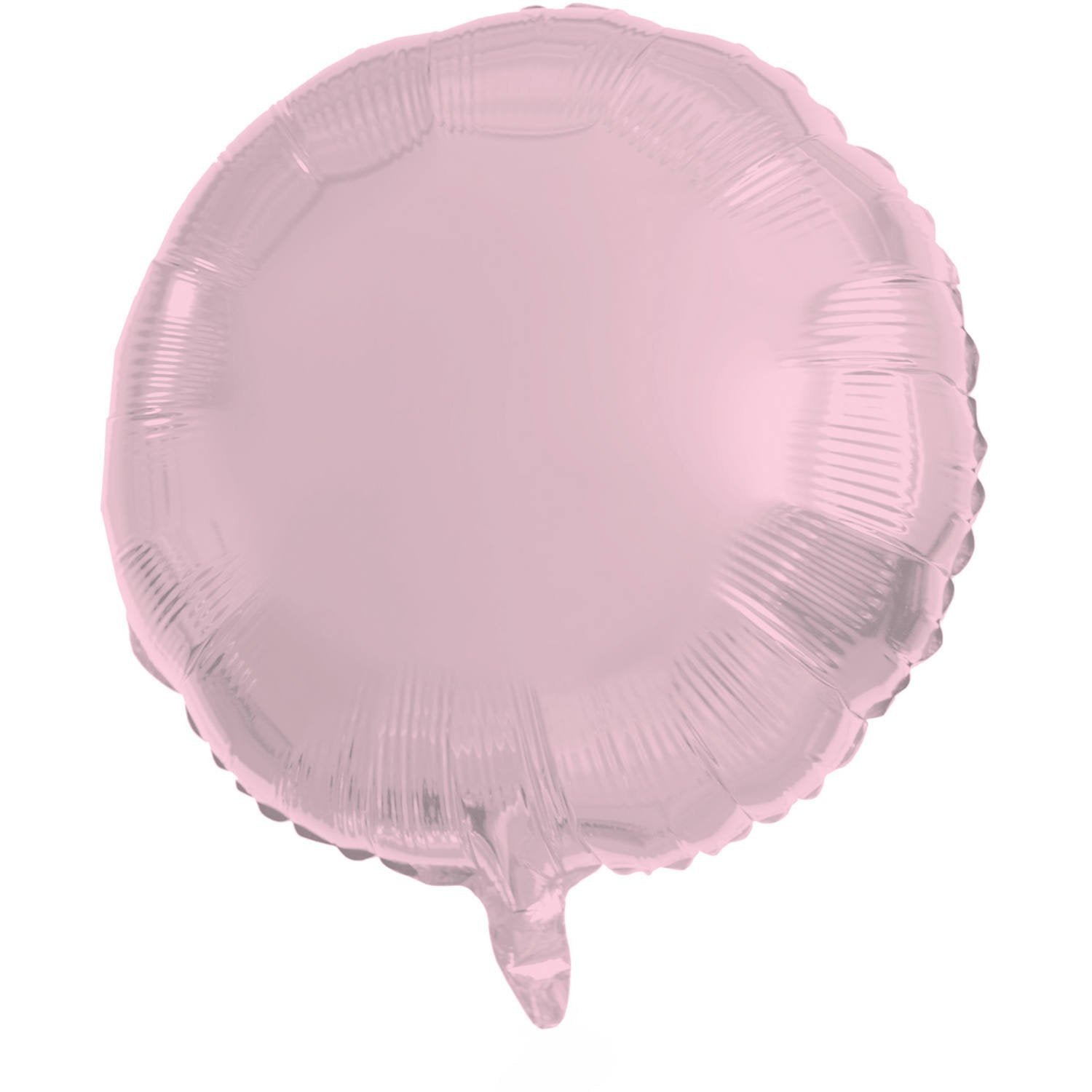 Palloncino rotondo in foil 45 cm rosa pastello