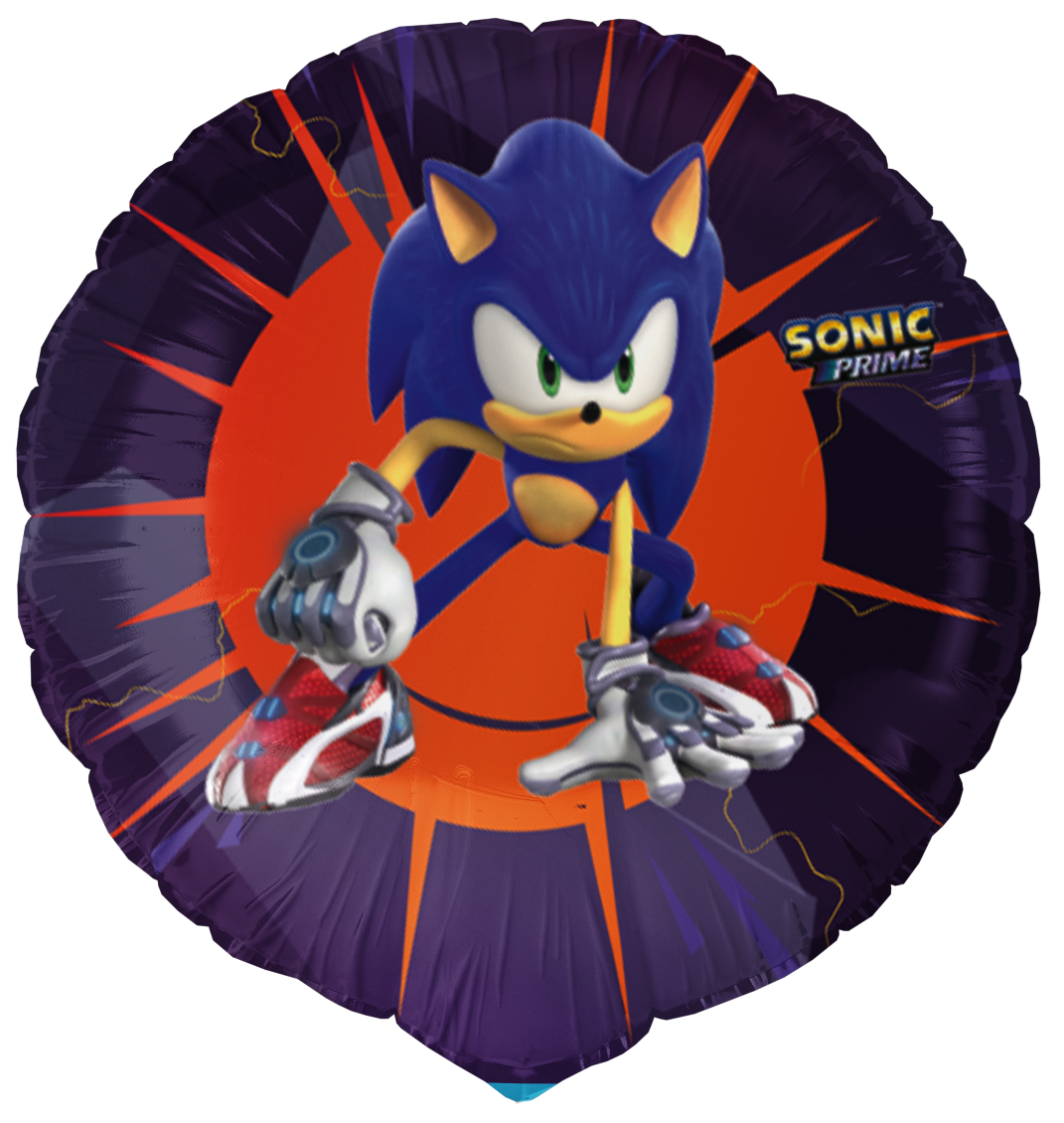Globo Foil Sonic Redondo 46 cm
