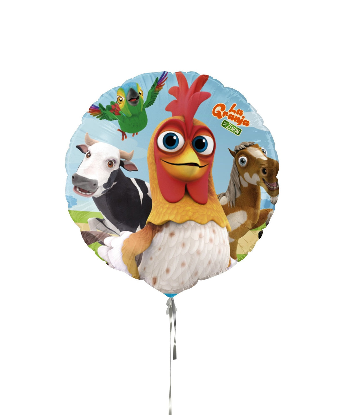 Palloncino in foil Zenon's Farm, rotondo, 46 ​​cm
