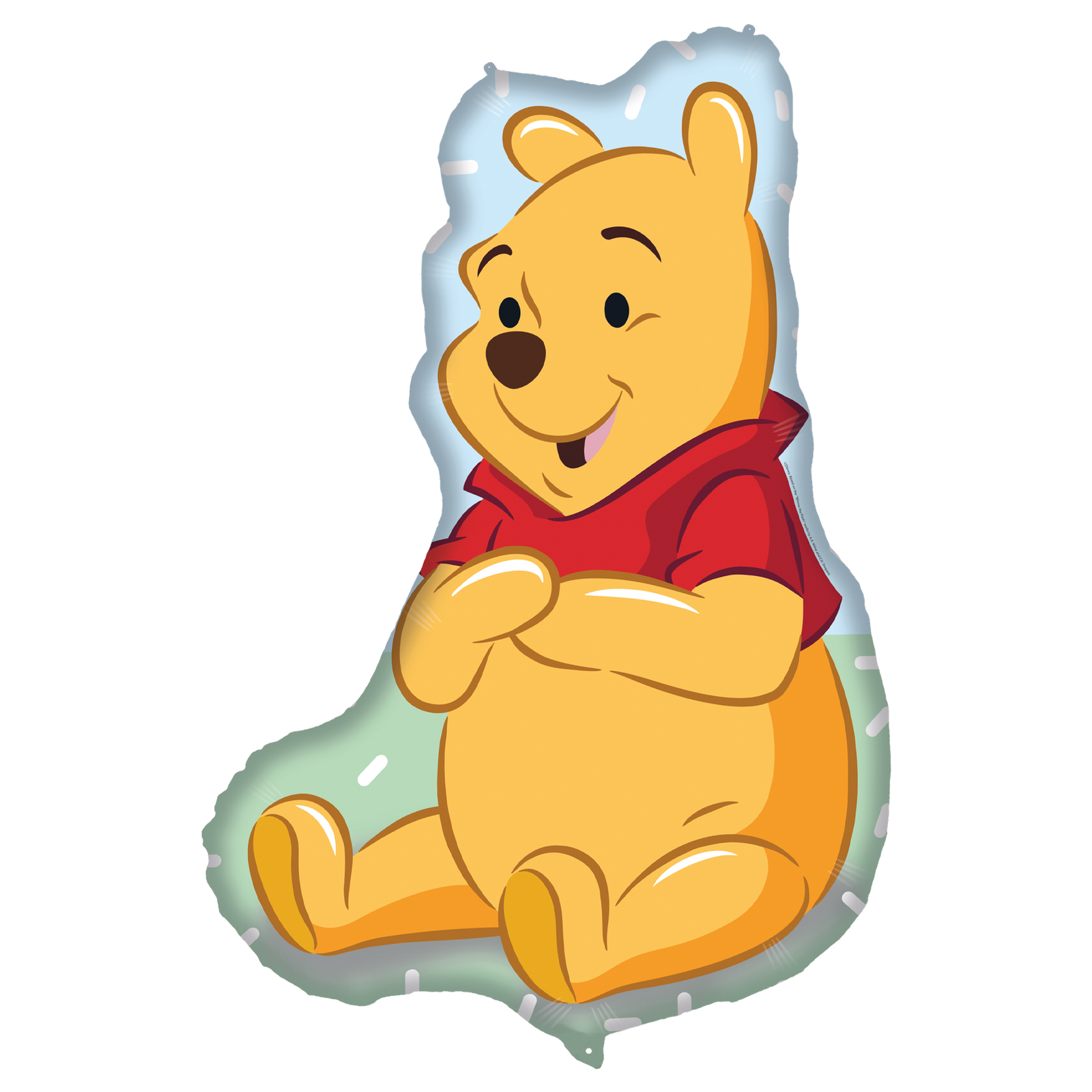 Ballon en forme de Winnie l'Ourson 102 x 76 cm
