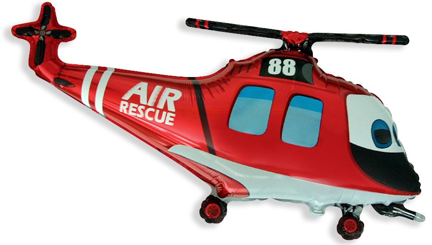 Globo Helicoptero Rescate 96 x 57 cm