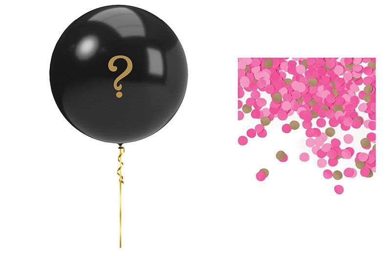 Globo Kit Revelación Genero Rosa
