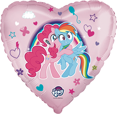 Palloncino a forma di cuore My Little Pony 46 cm