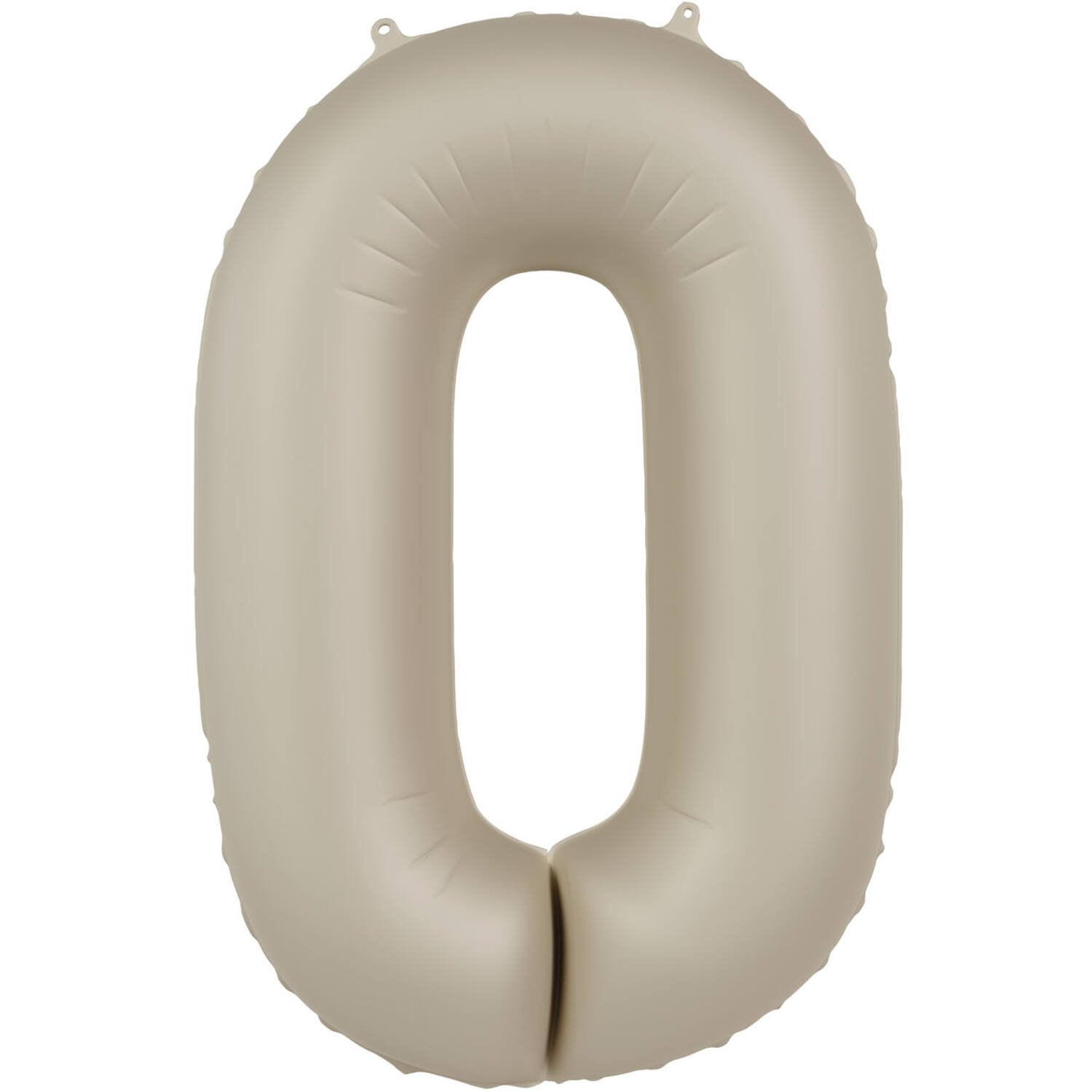 Palloncino Numero 0 Latte Cremoso Ultra Opaco 86 cm