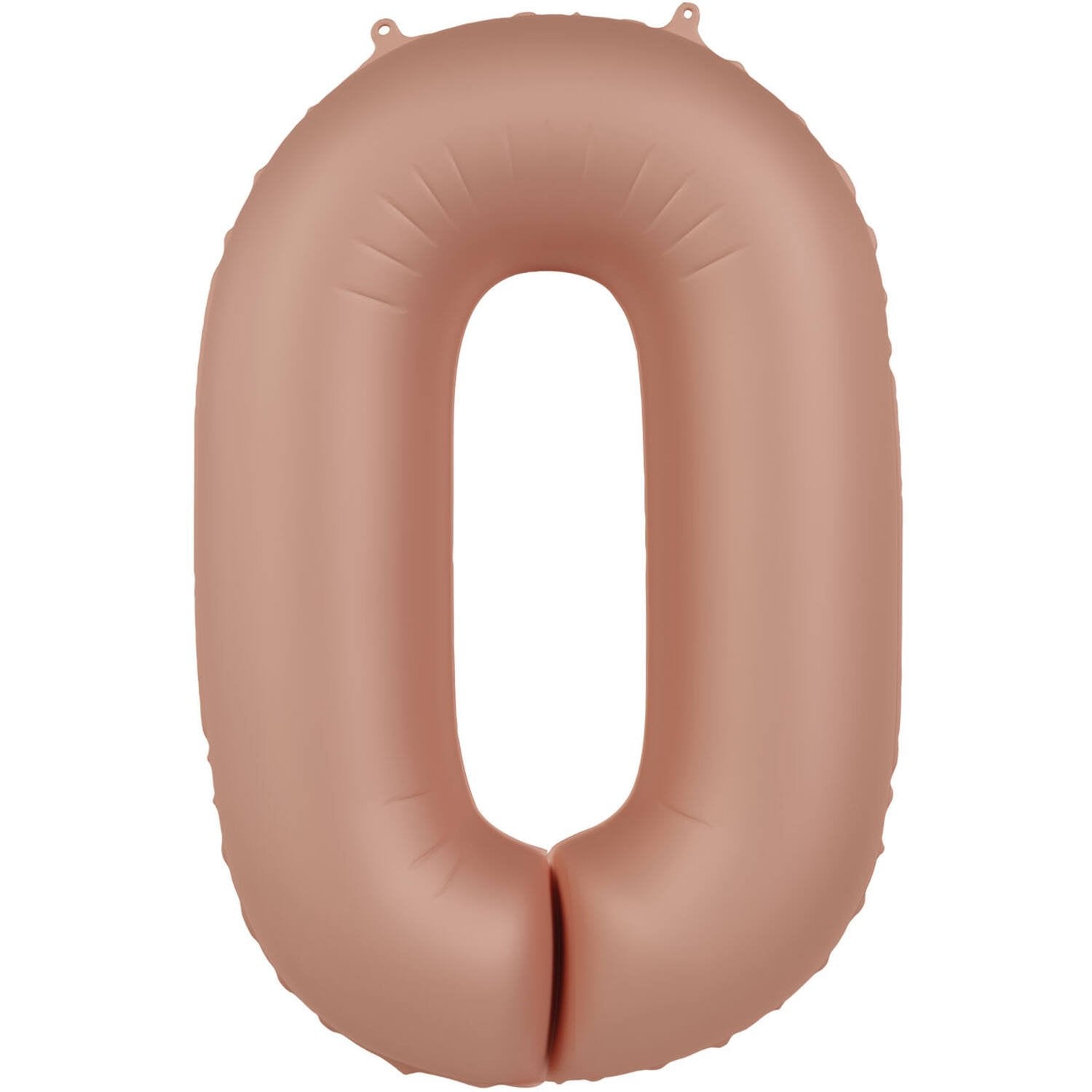 Ballon numéro 0 Vintage Rose Ultra Mat 86 cm