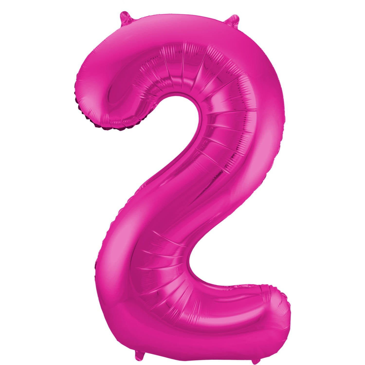 Palloncino numero 2, 86 cm, rosa