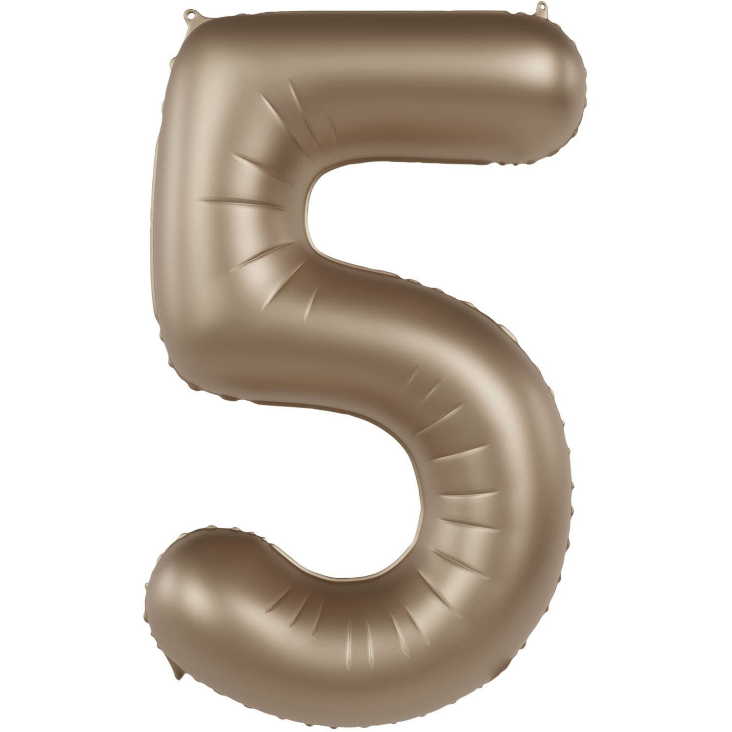 Palloncino numero 5 Starlight Gold Satin Glitter 86 cm