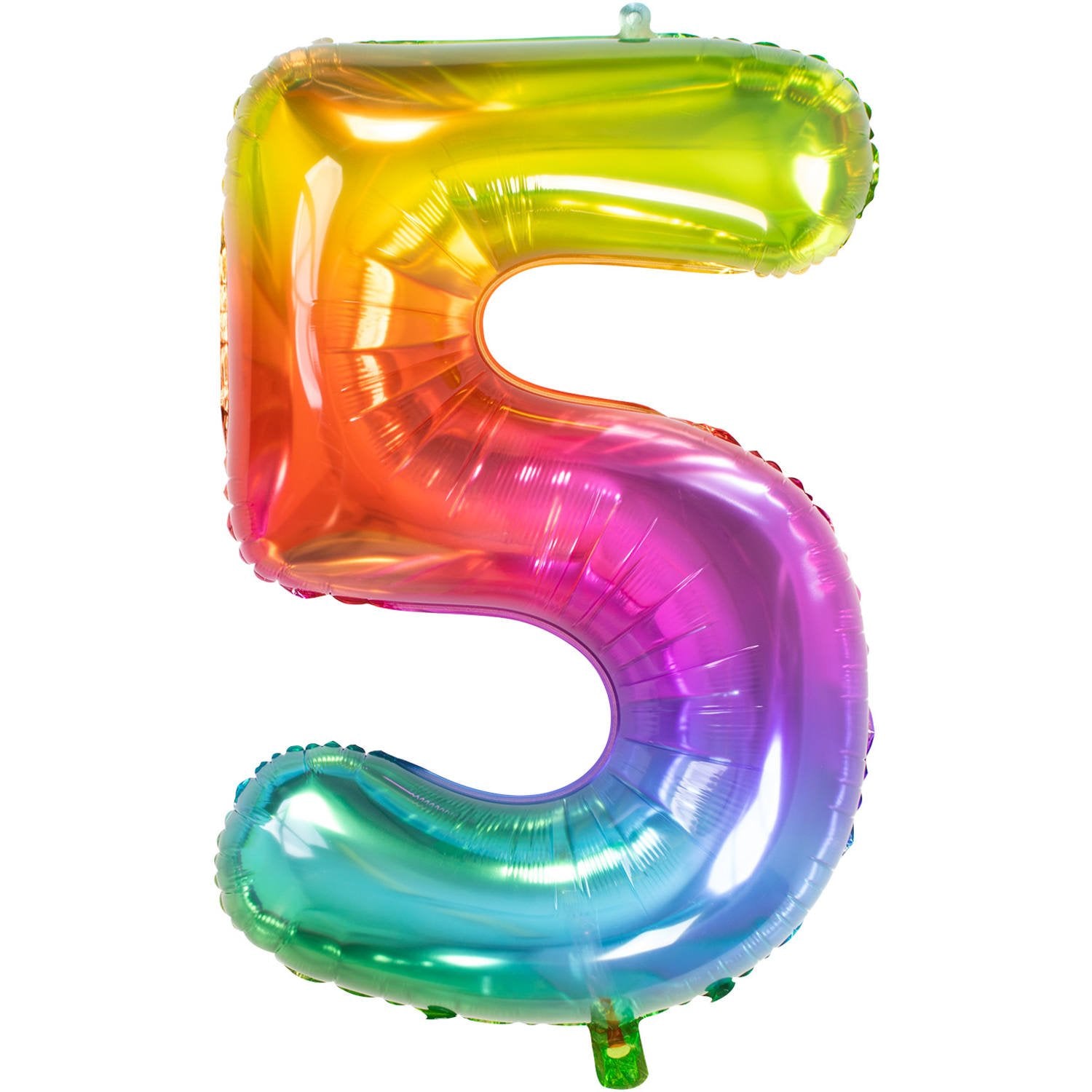Palloncino numero 5 86 cm multicolore