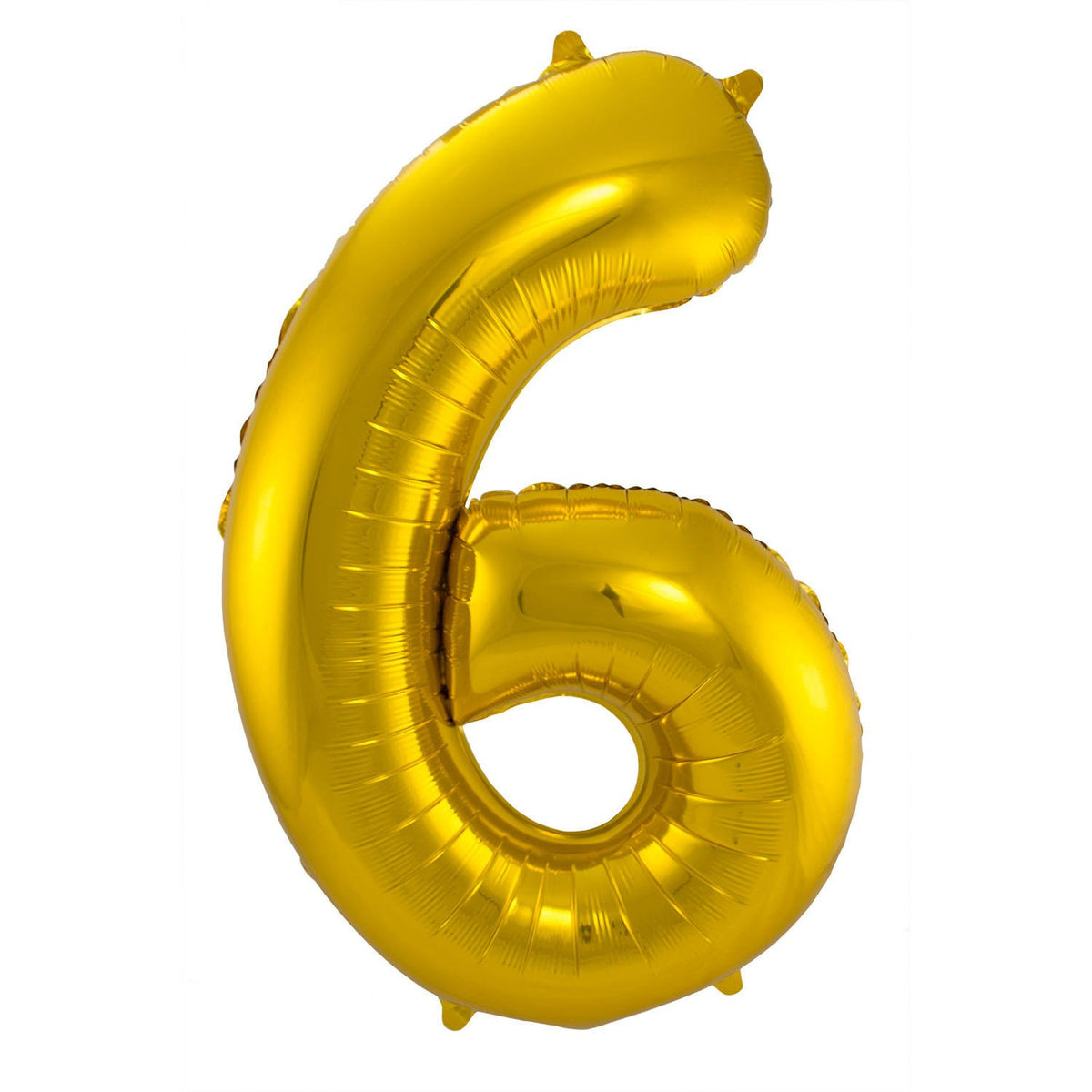 Palloncino numero 6 86 cm oro
