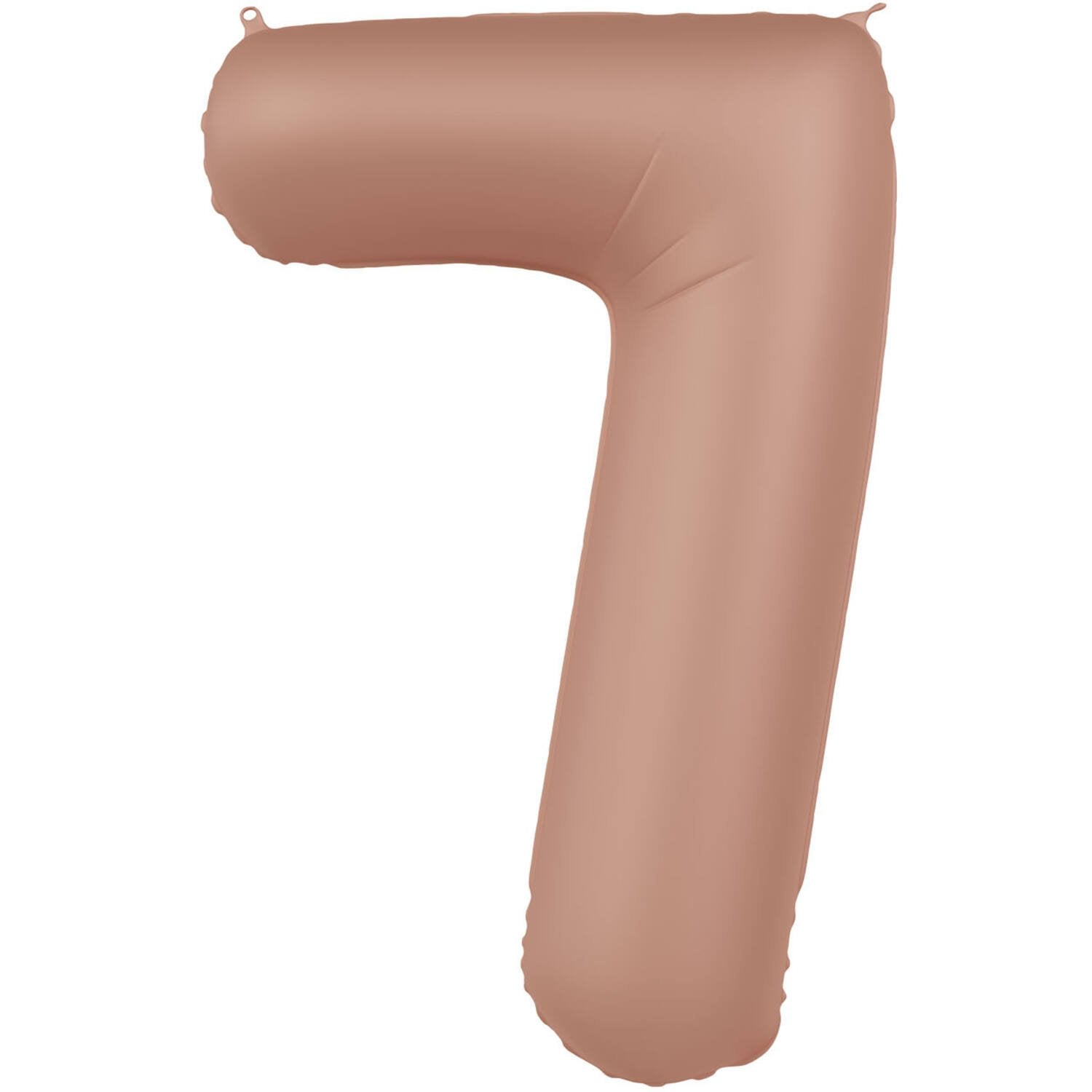 Ballon numéro 7 Vintage Rose Ultra Mat 86 cm