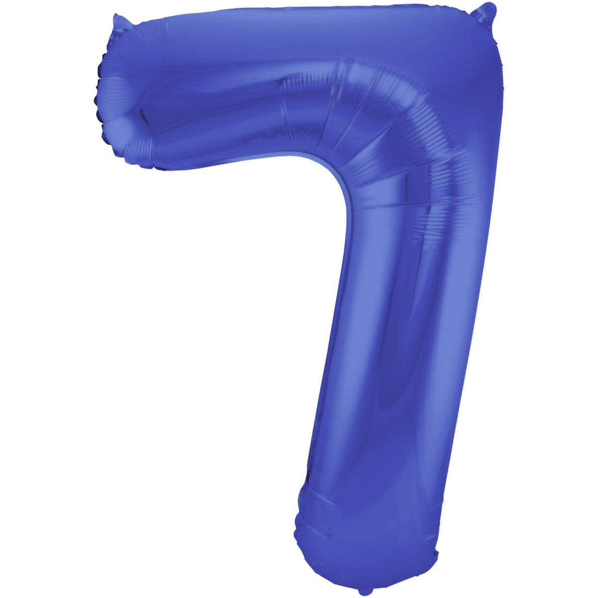Palloncino numero 7 86 cm blu opaco