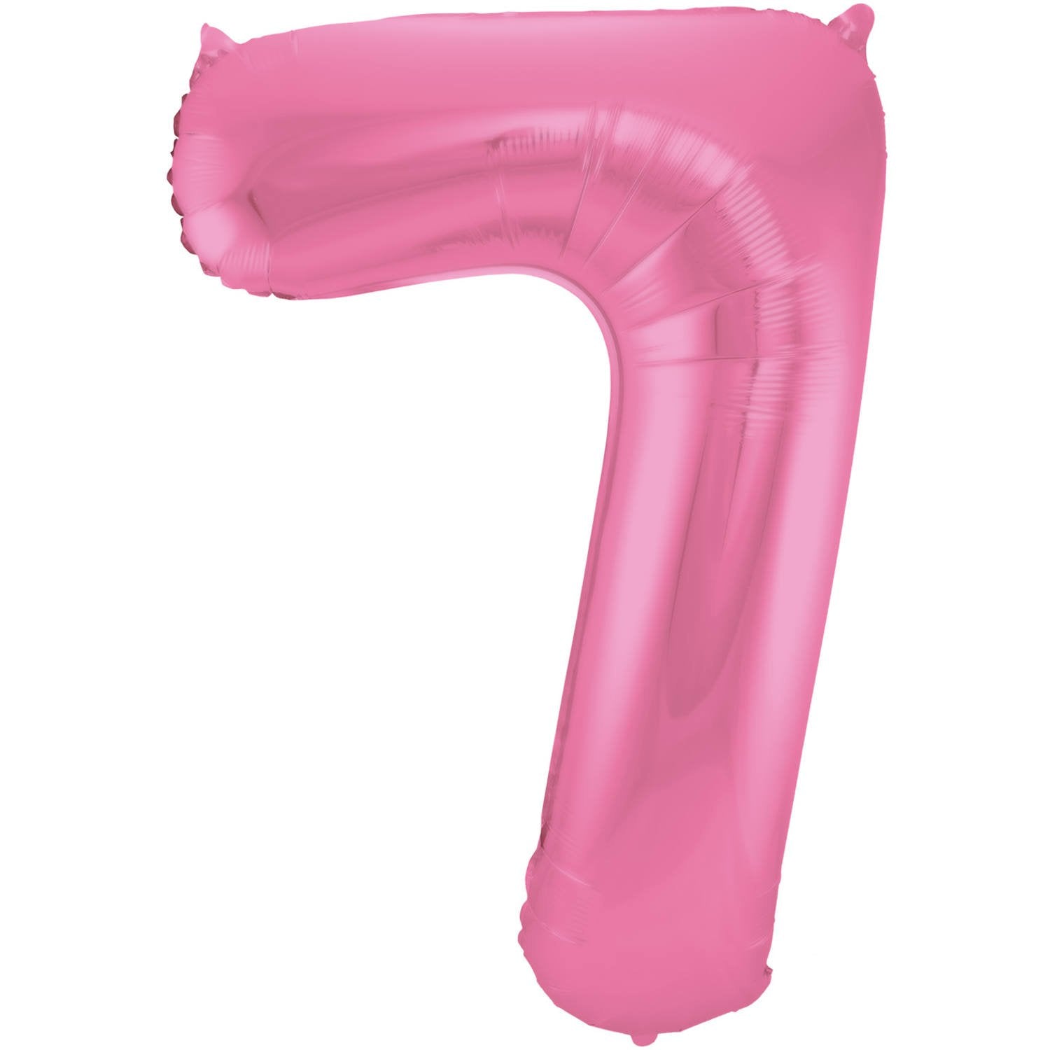 Palloncino numero 7 86 cm rosa opaco