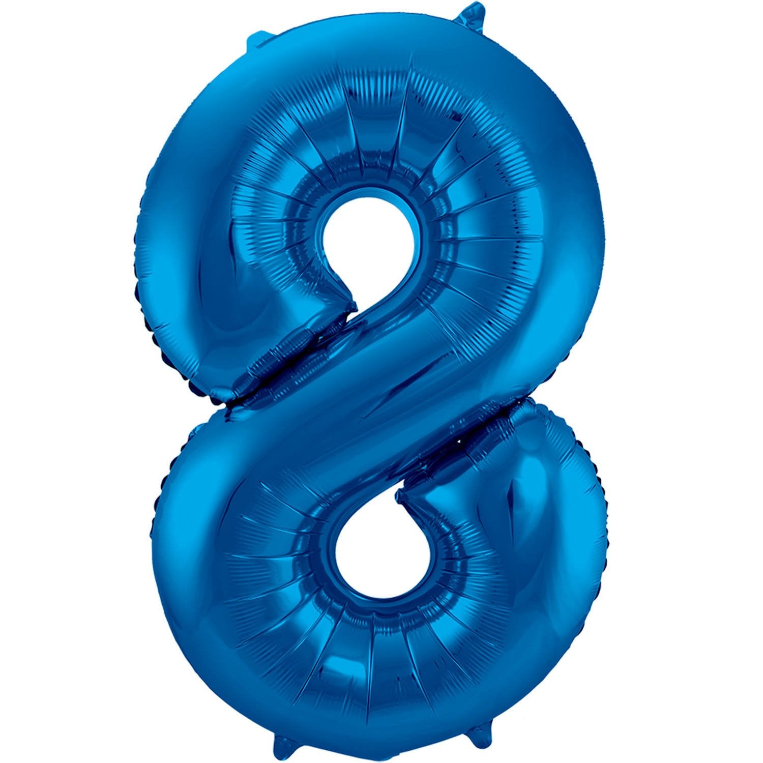 Palloncino numero 8, 86 cm, blu