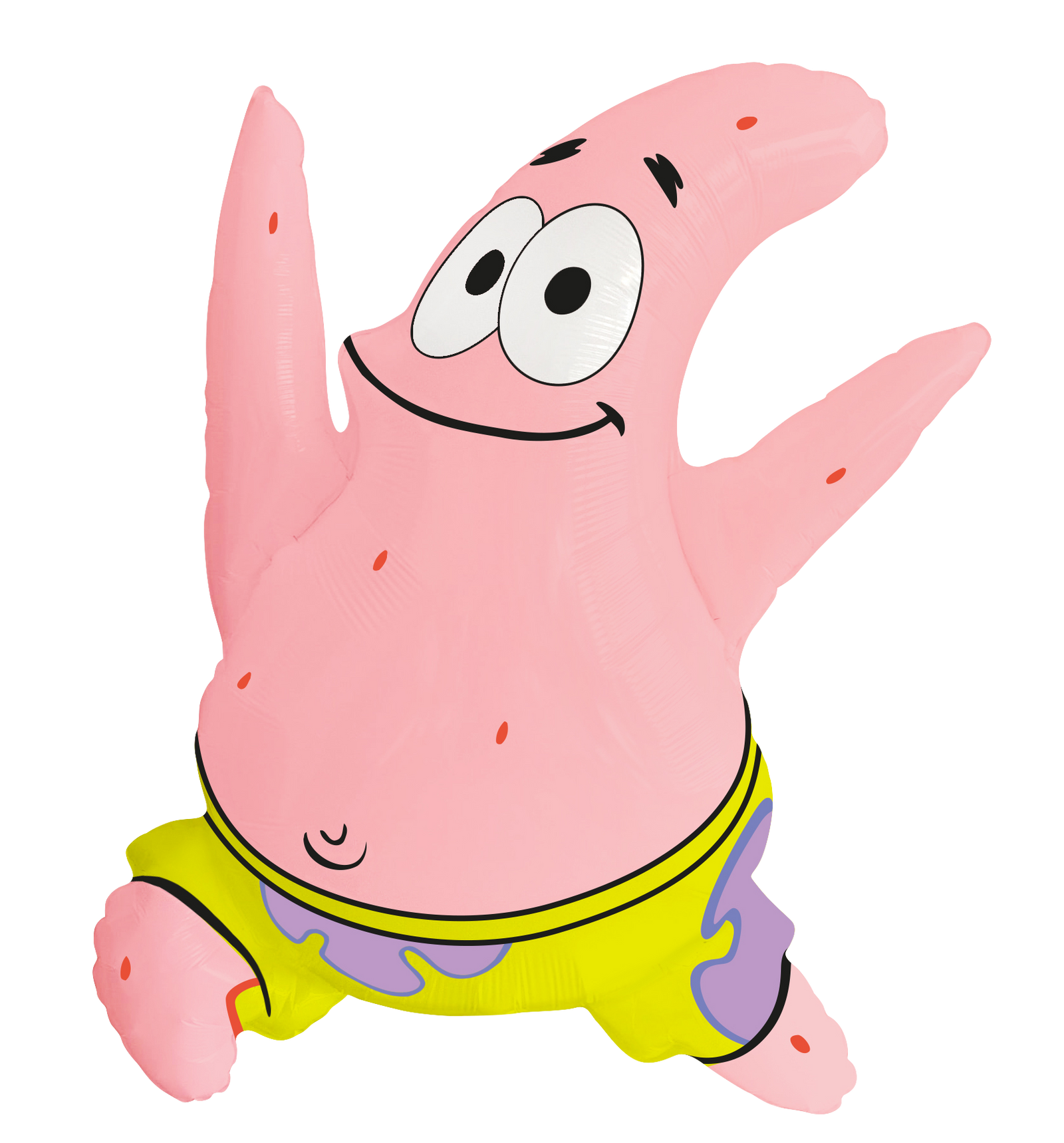 Ballon Patrick Bob l'éponge 75 x 66 cm