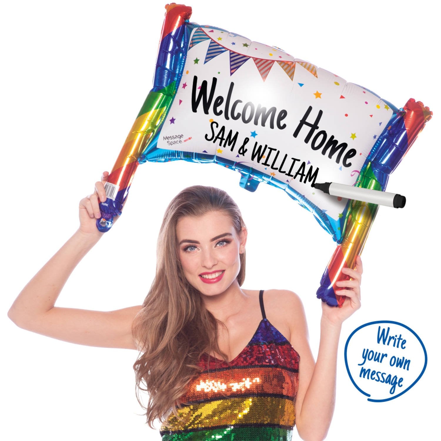 Palloncino personalizzabile 73 x 56 cm