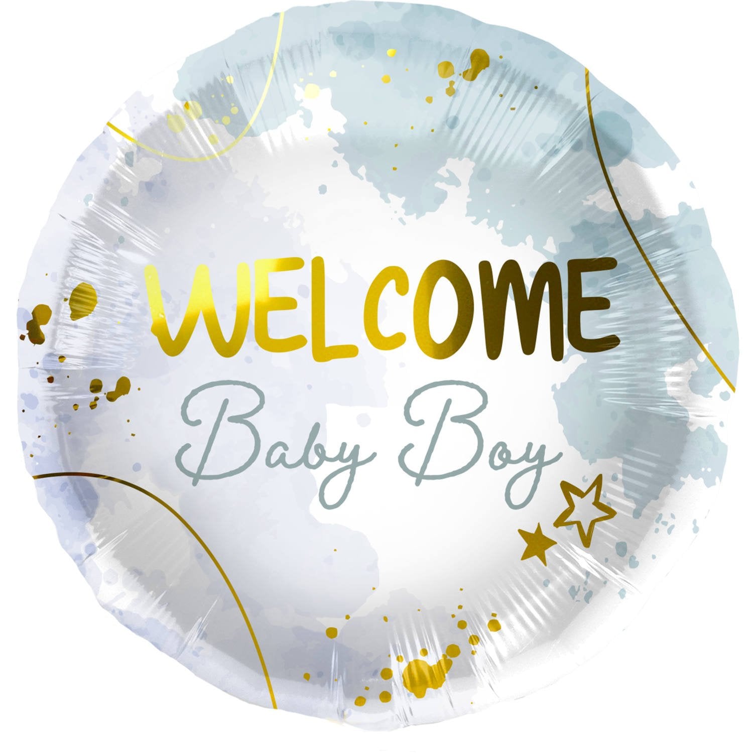 Ballon de bienvenue pour bébé garçon 45 cm