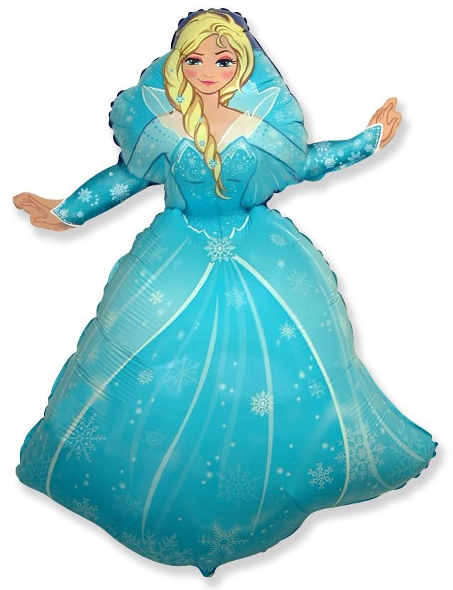 Globo Winter Princess 90 x 62 cm