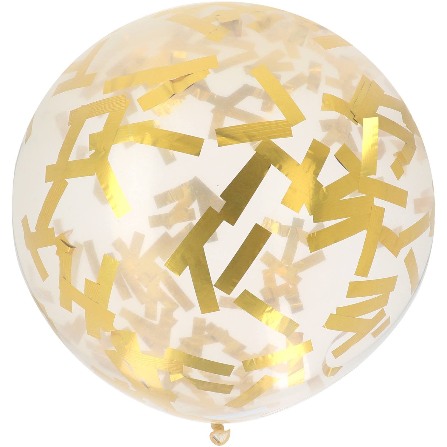 Palloncino coriandoli oro 61 cm