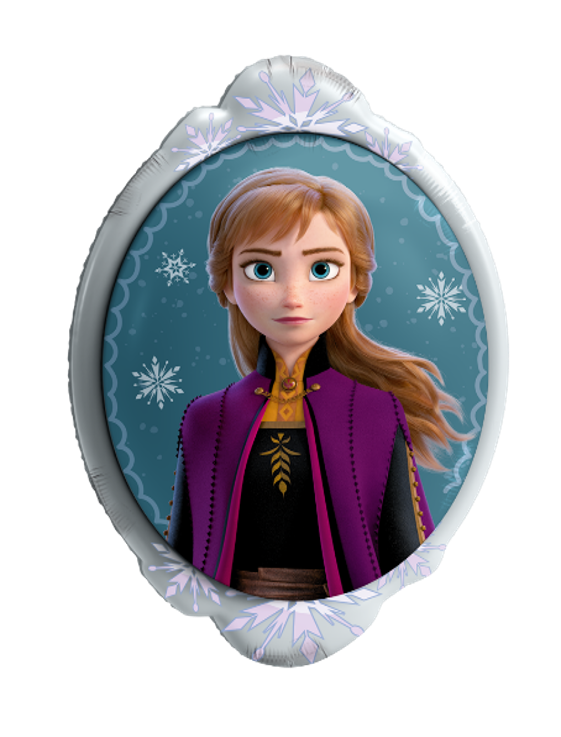Globo de Foil Anna Frozen 76 x 53 cm