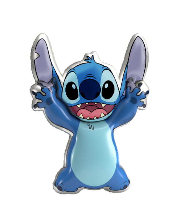 Globo de Foil con forma Stitch 78 x 67 cm