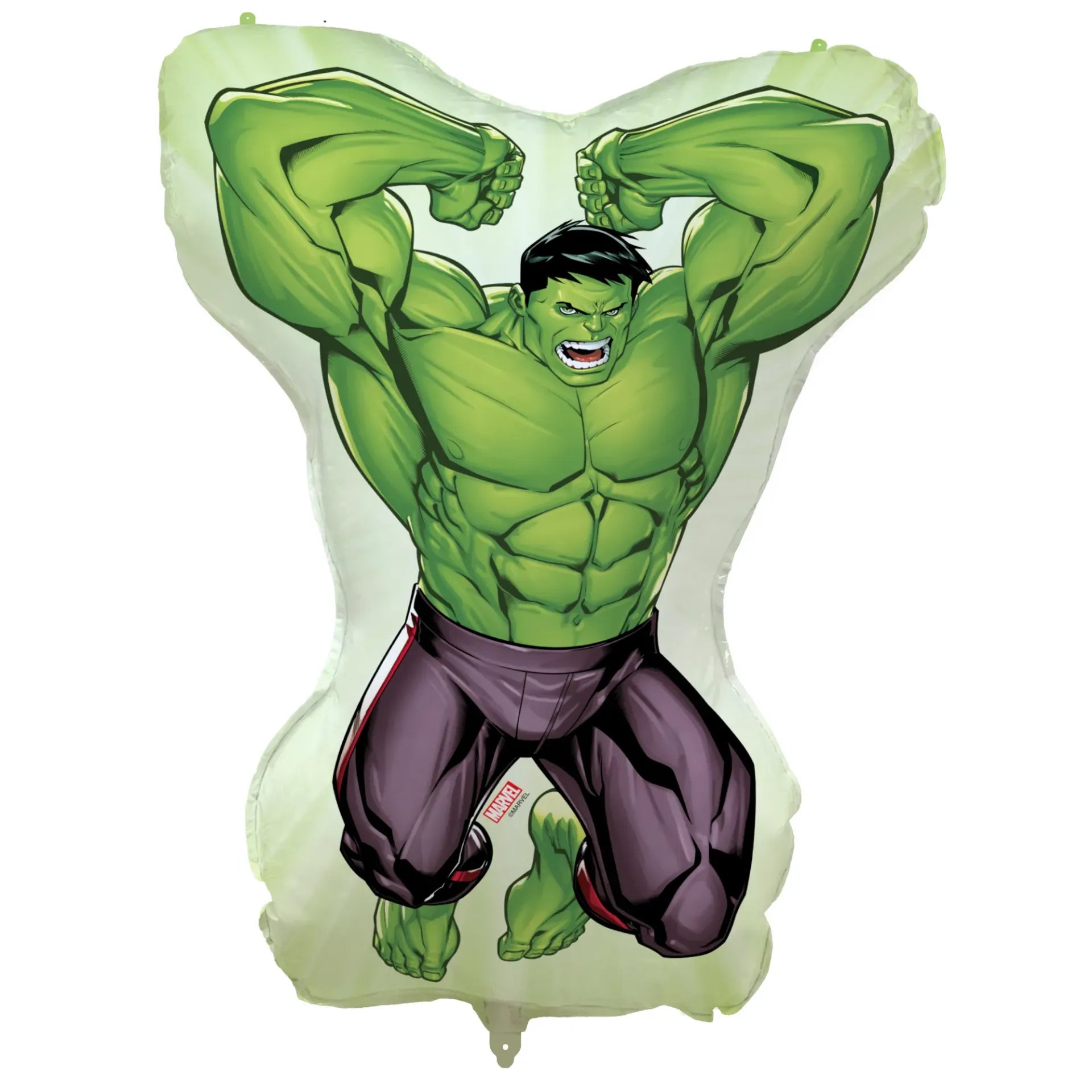 Palloncino in foil a forma di Hulk, 86 x 68 cm