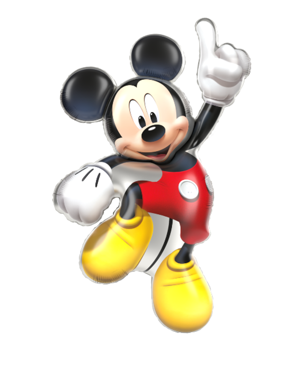 Globo de Foil con forma de Mickey Completo 82 x 49 cm