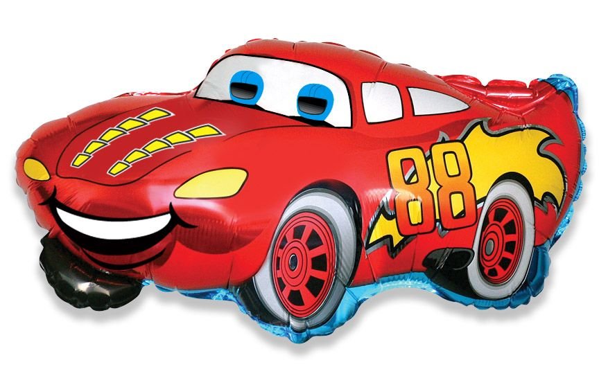 Palloncino Smile Car 80 x 51 cm
