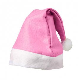 Cappello di Natale rosa chiaro