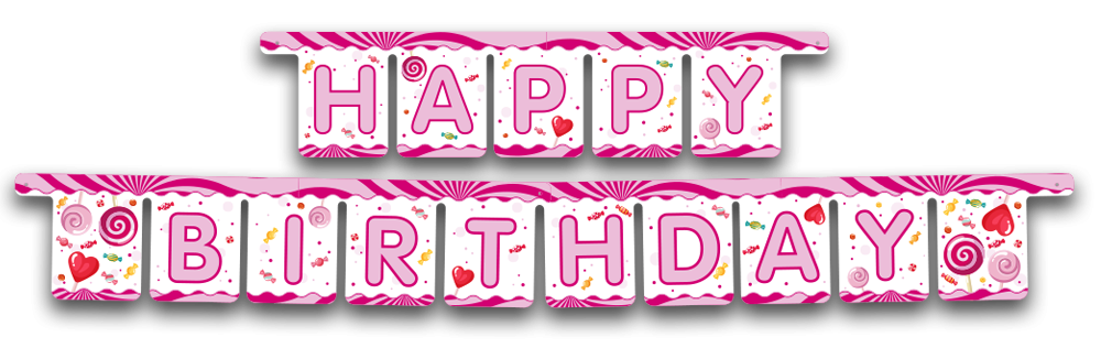 Guirnalda Candy Party 3 metros