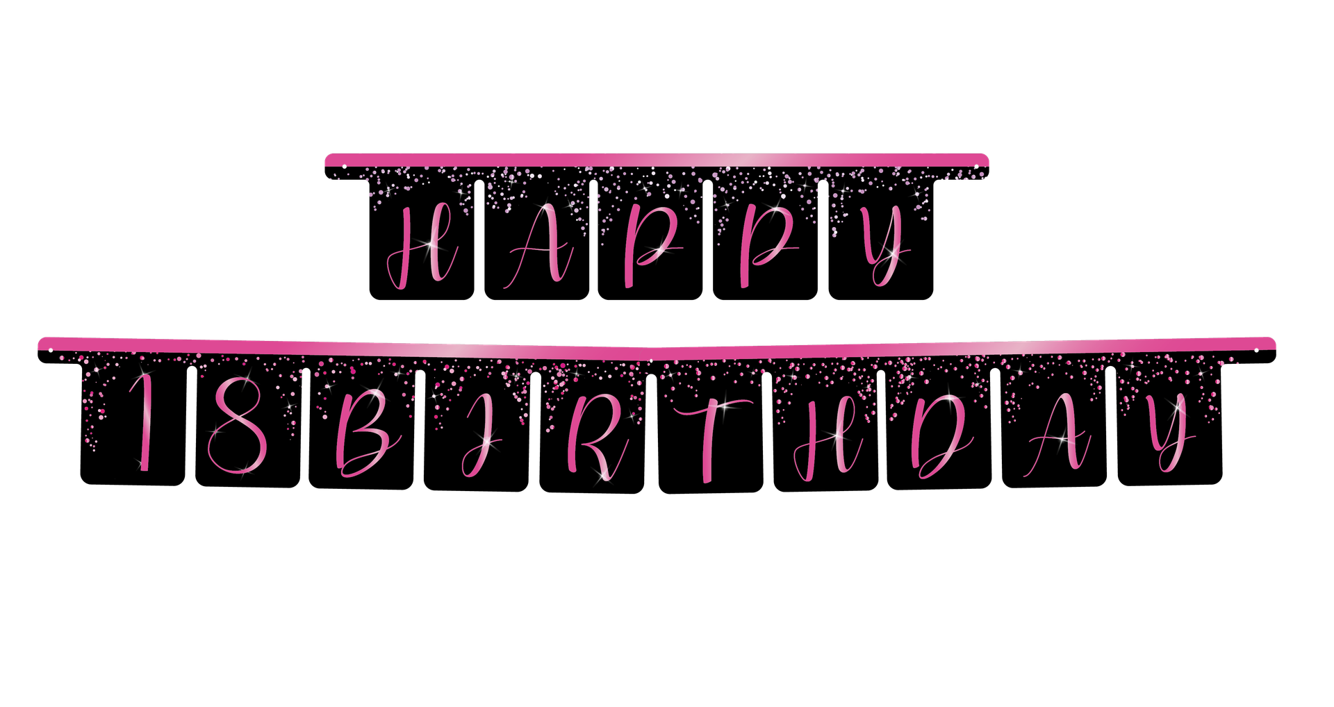 Guirnalda Elegant Pink 18 años