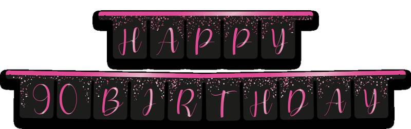 Guirnalda Elegant Pink 90