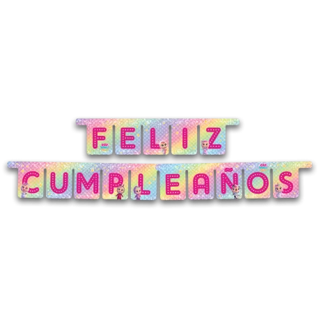 Guirnalda Feliz Cumpleaños Bebés Llorones 3 metros